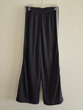 Mariae Semi-Wide Pants Gray Line Pants Size L